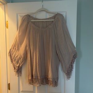 Bohemian Fringe Blouse
